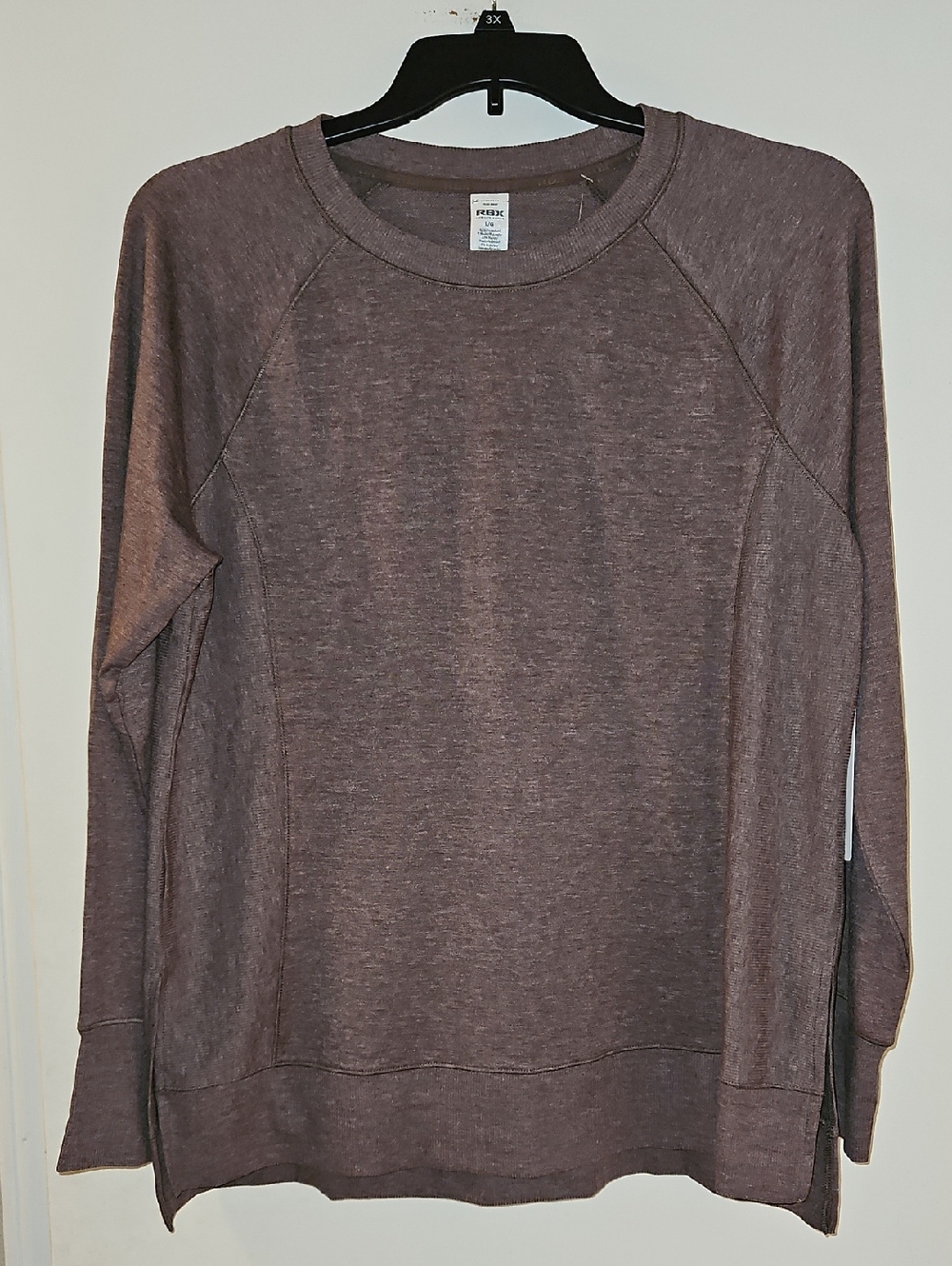 RBX Heathered Plum Lightweight Crewneck Sweatshirt